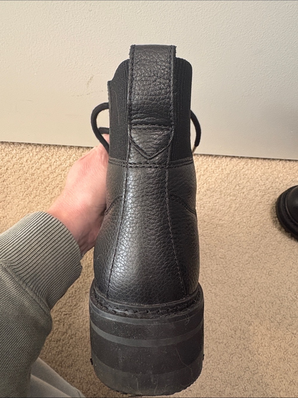 WOMENS CLARKS ORIANNA MID
Black Leather Lace-Up Boots - Picture 6 of 11